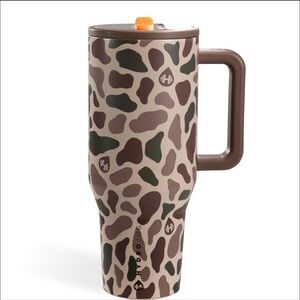 Hydro Flask Giraffe Print Travel Mug - Brown and Green